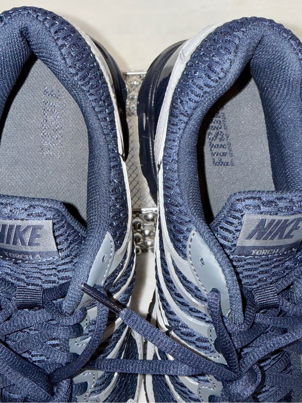Nike Men's 11 Navy & Grey Air Max Torch 4 Running Sneaker BNIB Style: 343846-411 - Picture 10 of 12